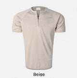Wave Pig Half Zip Short Sleeve T-shirt