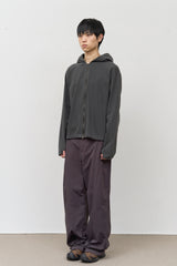 Venis Pigment Cropped Zip Hoodie