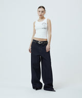 CROSS STUD TANK TOP_WHITE