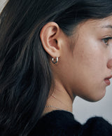 [925 silver] Deux.silver.209 / エペバンピアス (シルバー)
