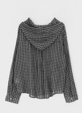 [MADE] Shrut Check Summer Loose Fit Hooded Shirt