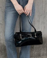 Aprin buckle shoulder bag