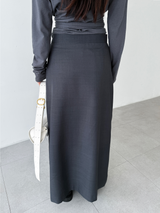 plain button skirts (2color)