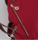 Nostalgia Canvas Backpack Red
