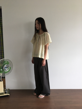 テッド ピンタック タブ パンツ (3color)
