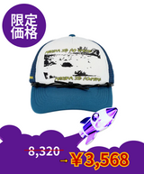 【limited price】Nowhere Rope Trucker Cap Blue 