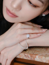 RV-DQ Pave Square Ring_Silver