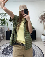 Kate Roll-Up Check Shirt
