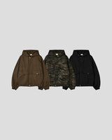(UNISEX) Over Cotton Hooded Jacket