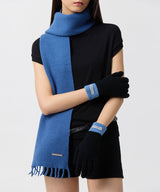 Odsd Color Block Finger Hole Knit Gloves - 6Color