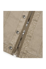 DYED 3 ZIP TRUCKER (BEIGE)