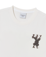 25FW WOMAN ファジーフォントラビット半袖Tシャツ
