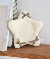 fluffy star plate - vanilla latte