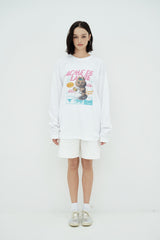 25SS サミットオパンチュウサギ長袖Tシャツ ホワイト