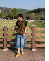 Faded Vintage Bermuda Cargo Denim