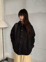[unisex] カランヌカラーフードミリタリージャケット