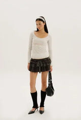 Azalea top - light gray