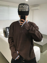 レイヤード ウォーマー ワッフル Tシャツ (4c)