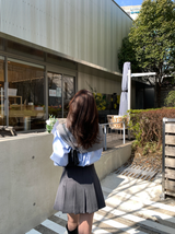 ウォンテッドプリテッドミニスカート
