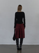 HOOK LONG SLEEVE TOP / BLACK