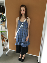 Tartan frill check dress (2color)