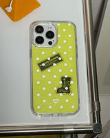 DOT JELLY Gel Hard Slim Phone Case - Lemon Yellow