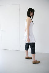 メッシュレイヤード スリーブレスワンピース(2colors)