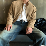 Miele YKK Suede Biker Jacket