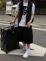クリンクルスナップバミューダショーツ