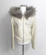 Alley Fur Hooded Zip-Up (3colors)