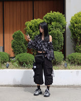 Summer Flower See-Through Windbreaker Windbreaker