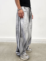 VENTIQUE Handpainting the tea washing training Pants 2colors