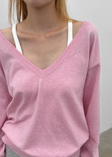 [MADE] Budri Deep V-Neck Knit