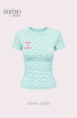 スターライト ドット ラウンド ショートスリーブ Tシャツ
