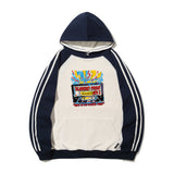 EL Vol.01 Raglan Line Hoodie T-Shirt 4Color