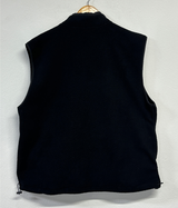 FLEECE LAYERED VEST ZIP UP💚💙🖤🧡4COLOR