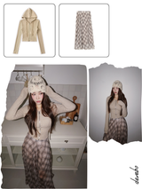 Smoothie Slim Ribbed Hood Zip-Up