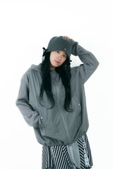 ribbon beanie(gray)