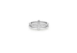 26SS★ [Premium Plating] H-Link AB(W) Duo Line Pave Ring