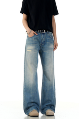 Whisker Ripped Jeans