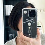 [made]antique ribbon resin phonecase
