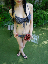 black floral bikini