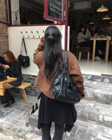 Devided suede jacket