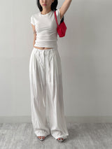 Basic Tension Cap Short Sleeve T-shirt
