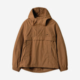 Nylon RIB Pullover Jacket - CAMEL