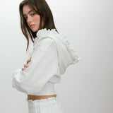 BAKE HOODIE ZIP-UP / WHITE