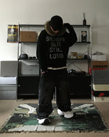 HX Broken Raccoon Hooded Zip-Up (3C)