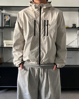 OR multi zipper windbreaker