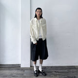 Pleated Volume Shorts