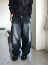 モアキャットバルーンデニムパンツ2C